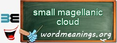 WordMeaning blackboard for small magellanic cloud